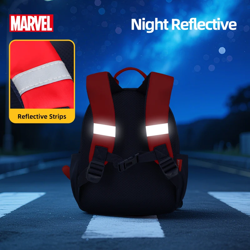 Mochila Disney Spider-Man para niños y niñas, bonita, cómoda, transpirable, ultraligera, impermeable
