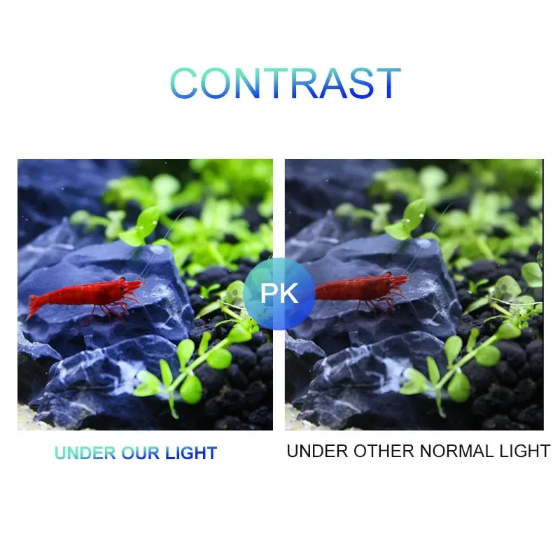Luz LED súper delgada para acuario, iluminación para plantas, luz de cultivo de 5W/10W/15W, iluminación para plantas acuáticas, lámpara con Clip impermeable para pecera