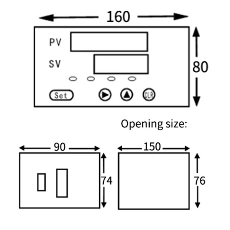 Célula de carga con Sensor de peso de diafragma plano de 58mm con instrumento de visualización de indicador para educación ciencia tecnología báscula de fuerza