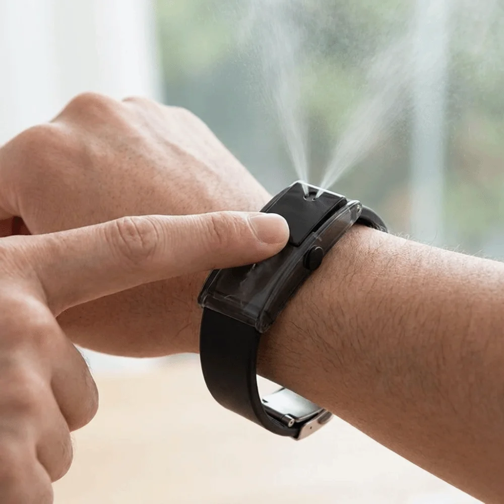 Innovadora Pulsera Difusora de Aroma de PVC, Ligera y Ajustable, Dispensador Recargable para Citas