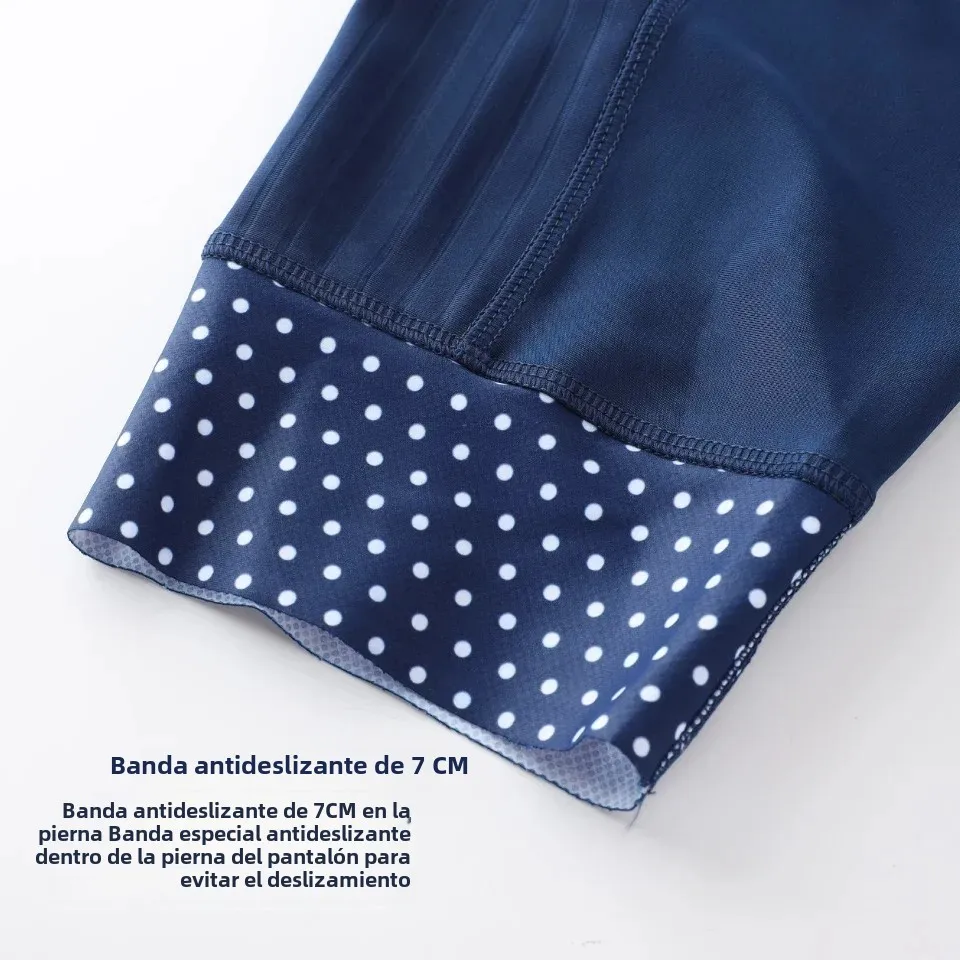 Pantalones Cortos de Ciclismo KEMALOCE para Hombre, 3/4, Azul/Negro/Gris, con Almohadilla de Gel 5D, Pantalones de Ciclismo MTB, de Alta Calidad, Secado Rápido