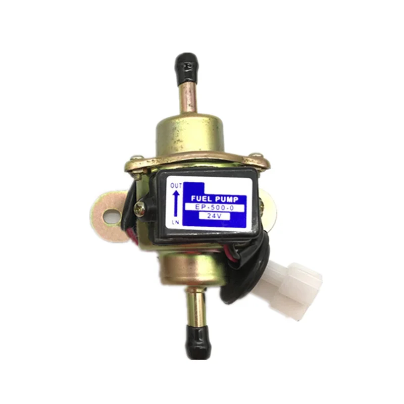 Bomba de Combustible Eléctrica de Baja Presión HEP-02A 12V 24V para Automóvil, Motocicleta, Bomba de Transferencia de Combustible Diésel EP-500-0 para Excavadora