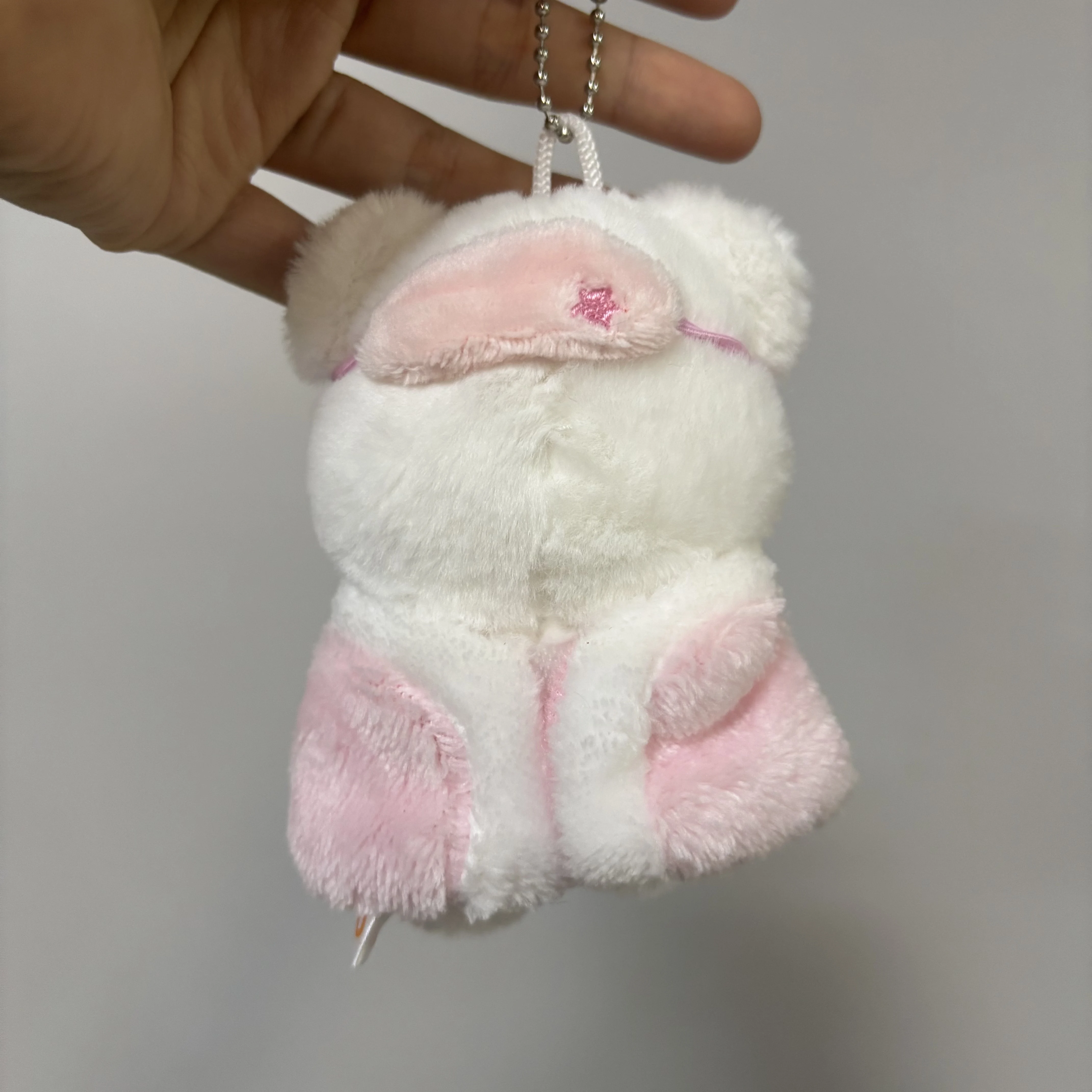 Nuevo Llavero de Peluche con Diseño de Animal, Serie Rosa, Mini Muñeco Compañero Decorativo, Productos DIY