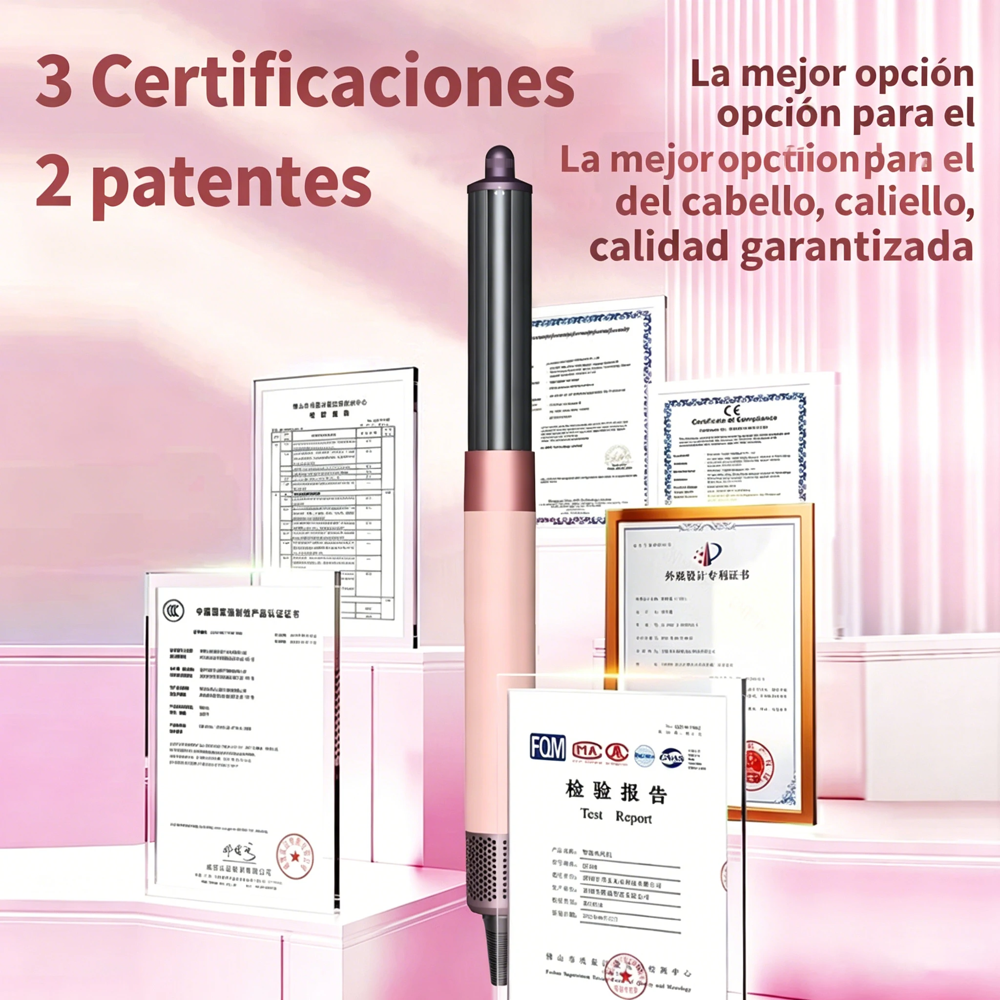 Sencicimen 6 en 1, Estilizador de Cabello Multifuncional Profesional Airwrap ™   Rizador de pelo con iones negativos, herramientas para rizar el cabello, envío local, no daña el cabello