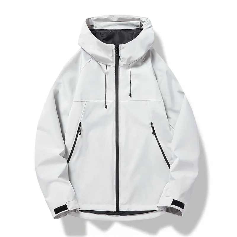 Chaquetas con capucha para hombre, chaqueta deportiva para exteriores, impermeable, transpirable, ropa deportiva para parejas, abrigos de senderismo Unisex, prendas de vestir, ropa para hombre
