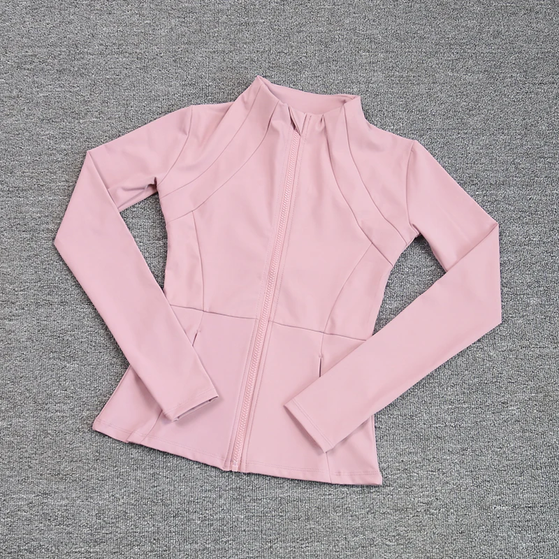Abrigo deportivo para mujer, camisa ajustada de Yoga de manga larga para correr rápido, traje fino para Pilates y Fitness, ropa superior