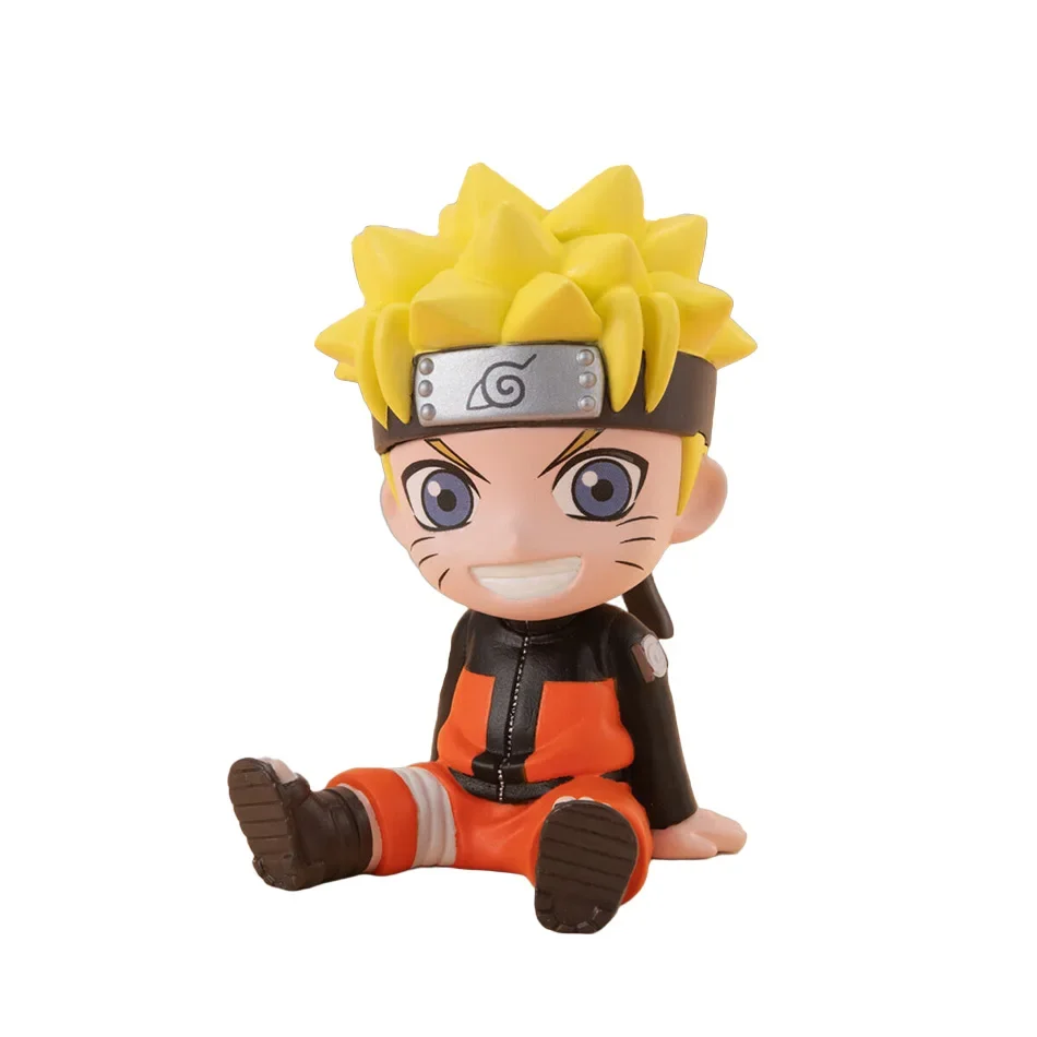 Set de 8 Figuras de Anime Naruto, Kakashi, Sasuke Uchiha, Itachi, Gaara, Haruno Sakura, Figuras de Acción, Versión Q, Modelo de PVC, Juguetes de Regalo