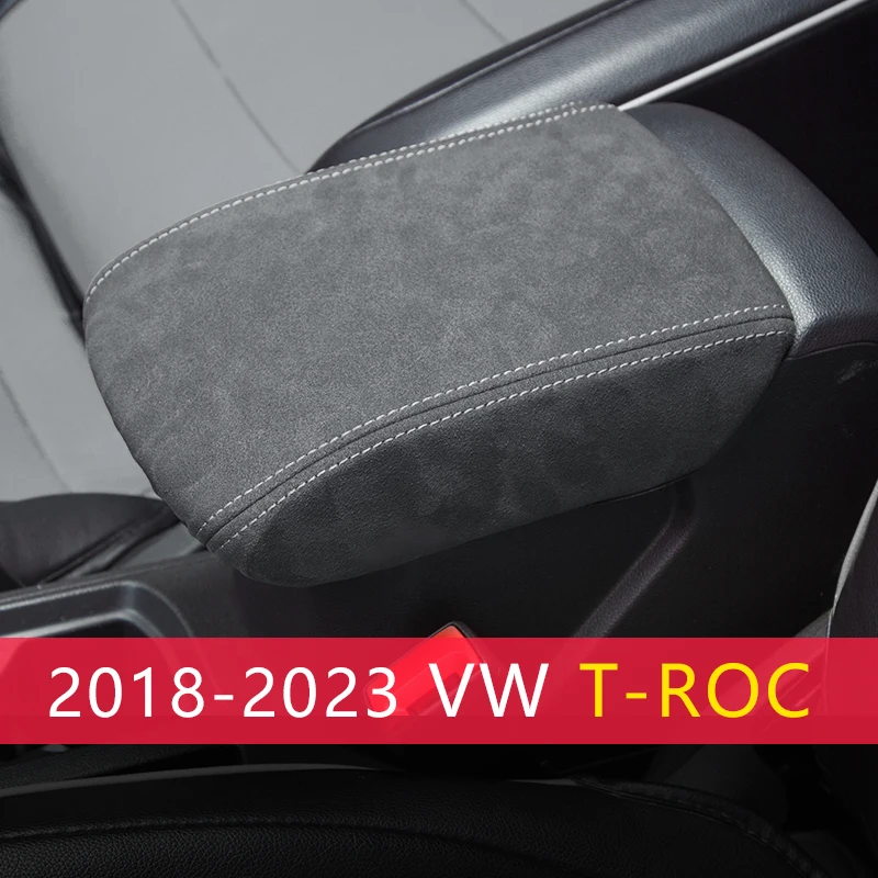 Funda Protectora para Reposabrazos de VW T-Roc TROC 2019 2020-2024 2025 2026, Accesorios Volkswagen, Cojín de Soporte para Reposabrazos