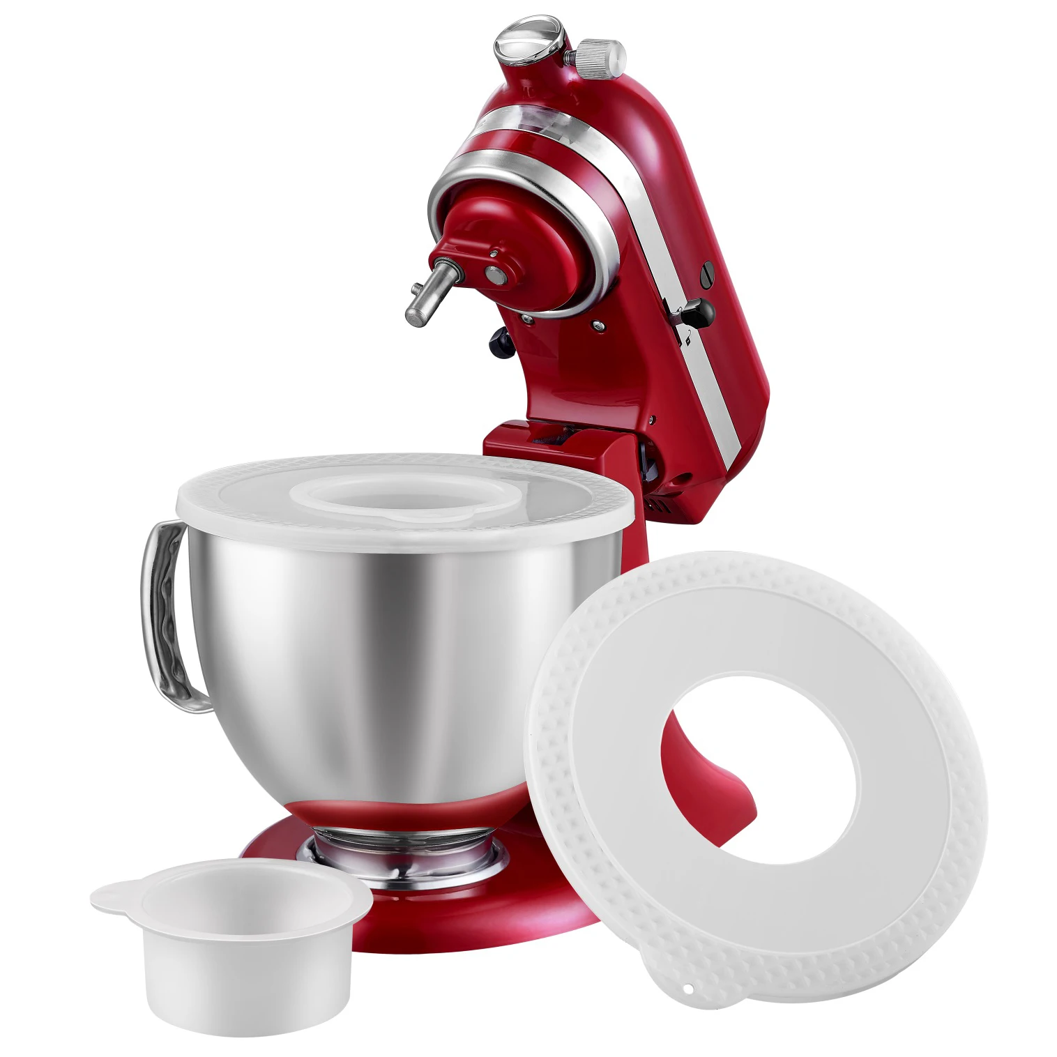 1 uds/2 uds cubiertas para cuencos de mezcladores para KitchenAid 4,5-5 cuartos soporte de cabezal inclinable cubiertas para cuencos de mezcladores tapa