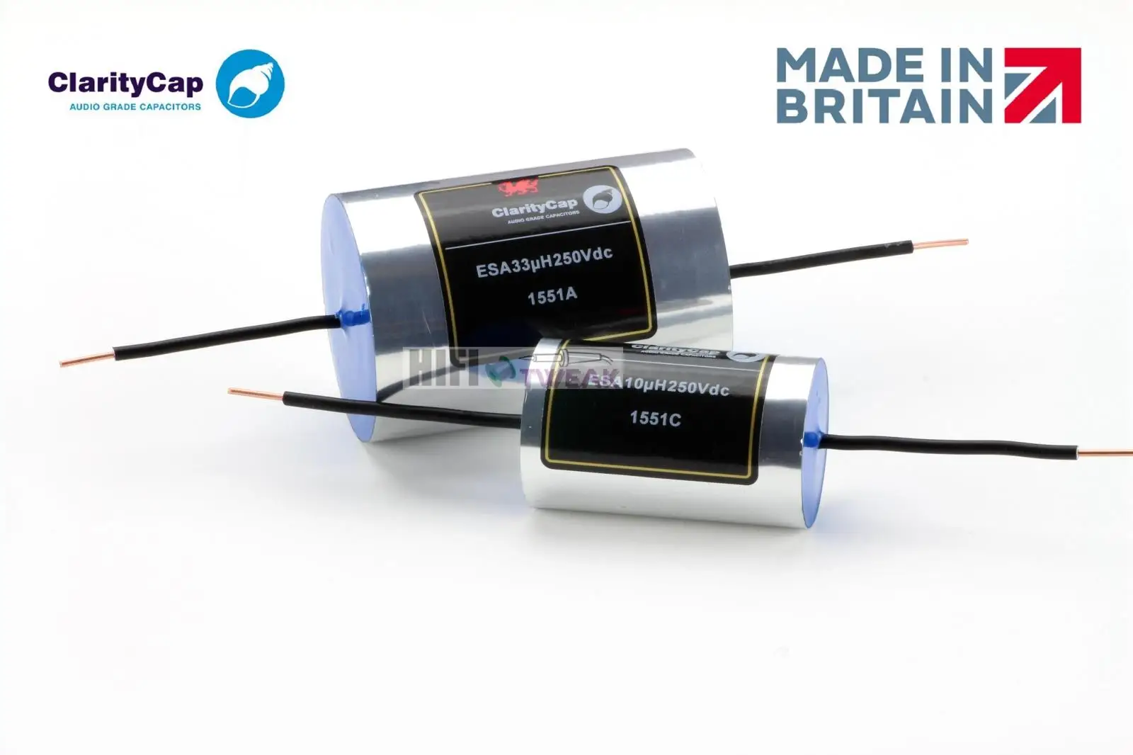 2 unids/lote original británico Claritycap (ICW) ESA 3% insignia audiófilo acoplamiento de audio condensador cruzado envío gratis