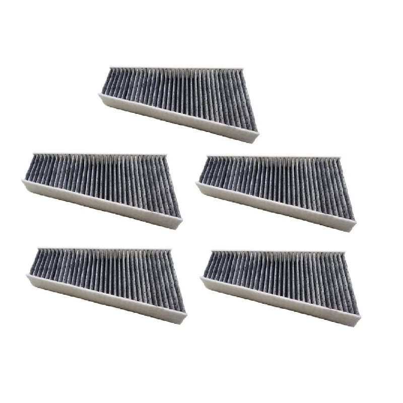 Filtro de aire de cabina de 5 uds para Audi A4 B8/Q5 8R/A5 8T 8F S5/filtro de aire acondicionado externo 8KD 819439   8KD 819441