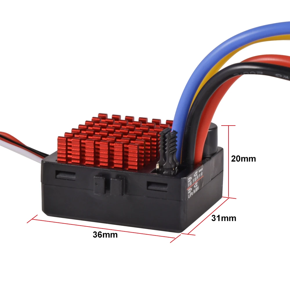 9IMOD 60A cepillado Fahrregler Fahrtenregler controlador de velocidad ESC Dokument 1/10 RC Car
