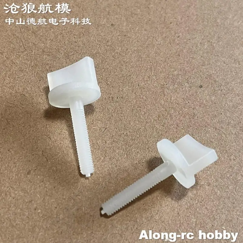 10 tornillos de nailon de 4mm o 5mm o 6mm para modelos de aviones, bricolaje, aviones RC, piezas de aviones a gasolina