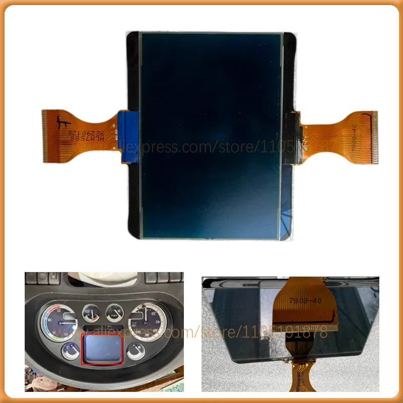 Pantalla LCD para el Tablero de Instrumentos de Camiones T-emsa MD7 Plus para DAF LF CF XF 45 55 75 85 95 105, Reemplazo de Pantalla LCD del Panel de Instrumentos T-emsa MD9