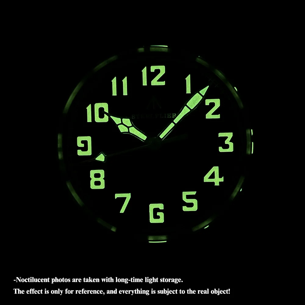 STEELFLIER oficial SF740V nuevo reloj de pulsera de cuarzo Super C3 luminoso 200M impermeable VH31 movimiento silencioso hombre reloj de negocios de moda