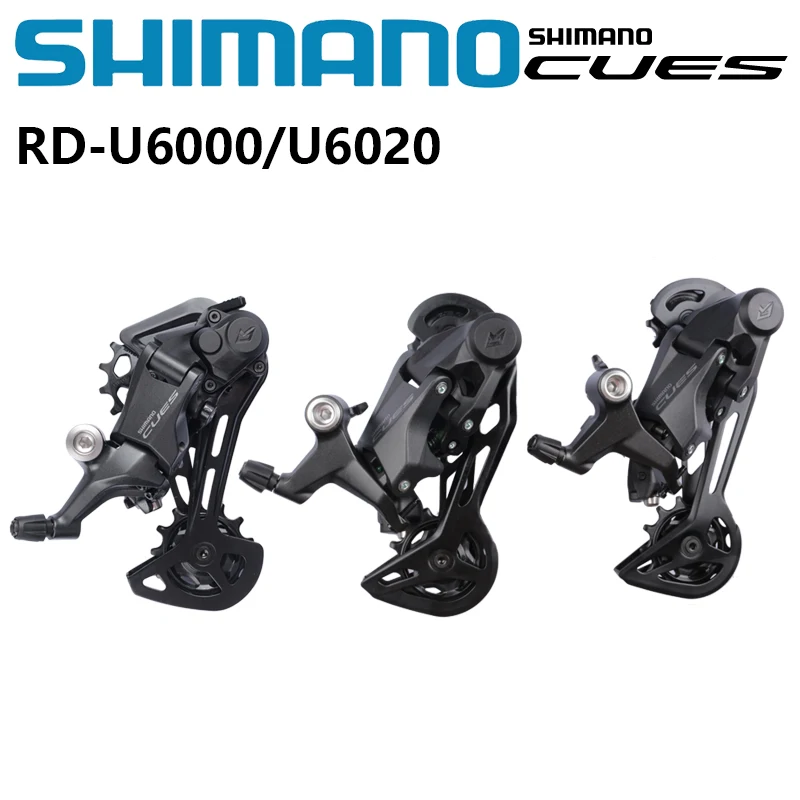 SHIMANO-CUES RD-U6000 RD-U6020-10 RD-U6020-11, CUES SHADOW RD de 10/11 velocidades para bicicleta de montaña, piezas originales para bicicleta