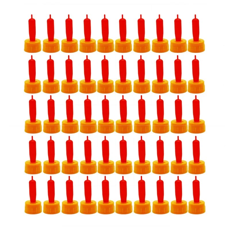 Chupete de goma suave para tetina, herramientas de alimentación para ovejas, cabras, cordero, ganado, bebedero para pezones, botella de coque, accesorios para la boca, 100 Uds.