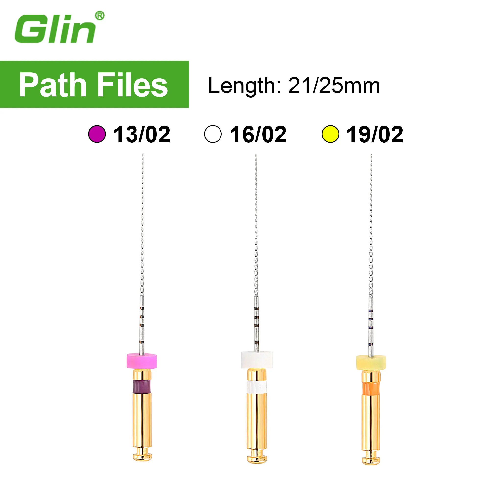 6 unidades de instrumentos dentales para blanqueamiento dental, limas rotatorias endodónticas, limas para motor endodóntico, limas Path Glide para dentistas
