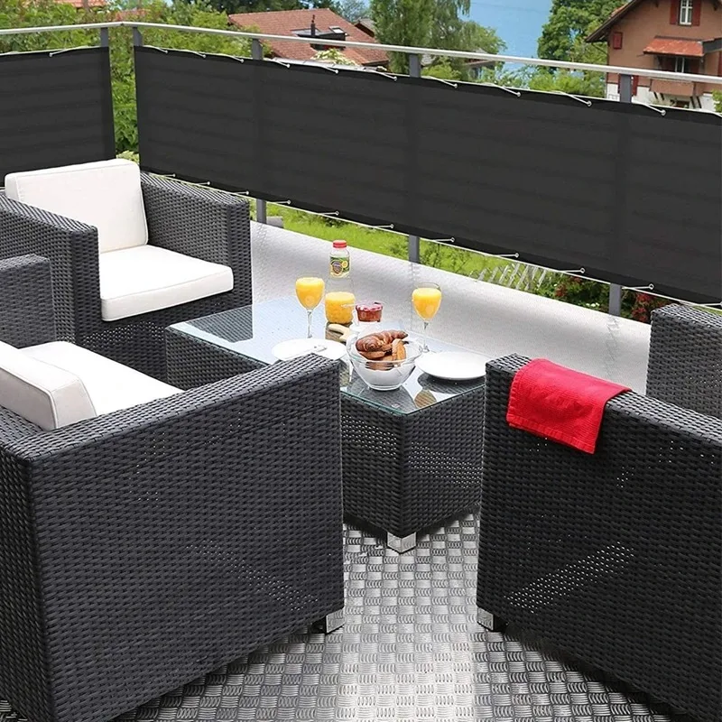 Pantalla de privacidad para balcón, red de sombra para exteriores, Gazebo, tela de sombra para Patio, refugio, jardín, valla de privacidad, 4 colores