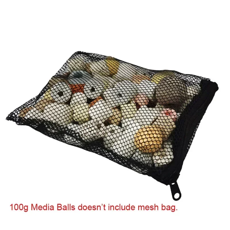 100g 250g 15 tipos de bolas biológicas para acuario, medios de filtro de bola bioquímica para accesorios de filtro de acuario para pecera efectiva