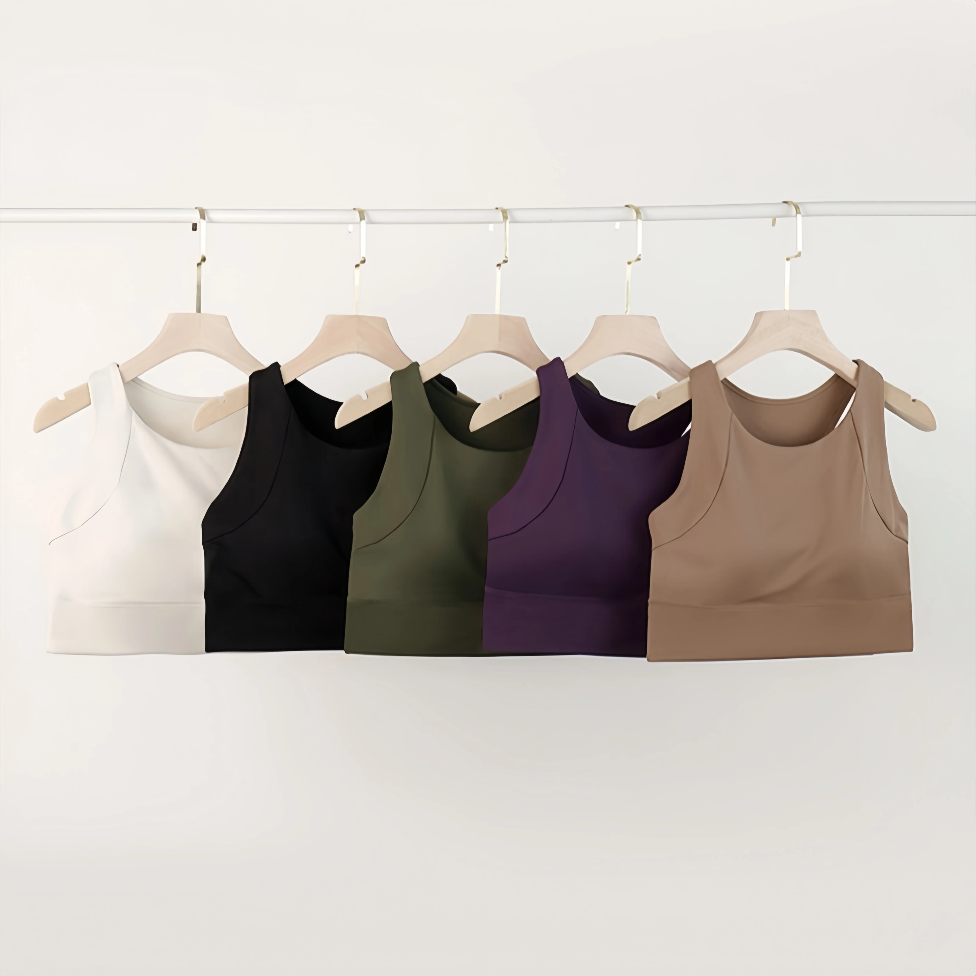 Tops cortos deportivos antigolpes de alta resistencia para mujer, chaleco de Yoga con almohadillas integradas, sujetadores de gimnasio para correr y Fitness de alto impacto