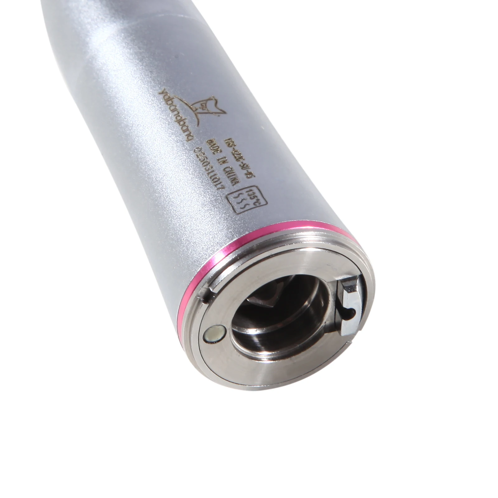 Pieza de mano Dental con relación 1:5, pulsador de fibra óptica LED, contraángulo, 4 pulverizadores, Autochuck para Motor eléctrico NSK KAVO