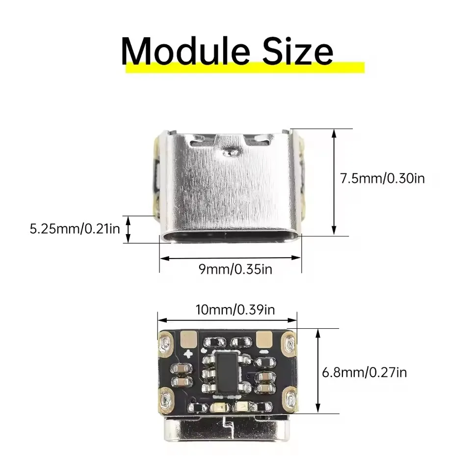 1-20 Piezas Mini Placa Cargadora de Batería de Litio Tipo-C 3.7V 4.2V 18650 Módulo de Protección de Carga con Corriente y Voltaje Constantes