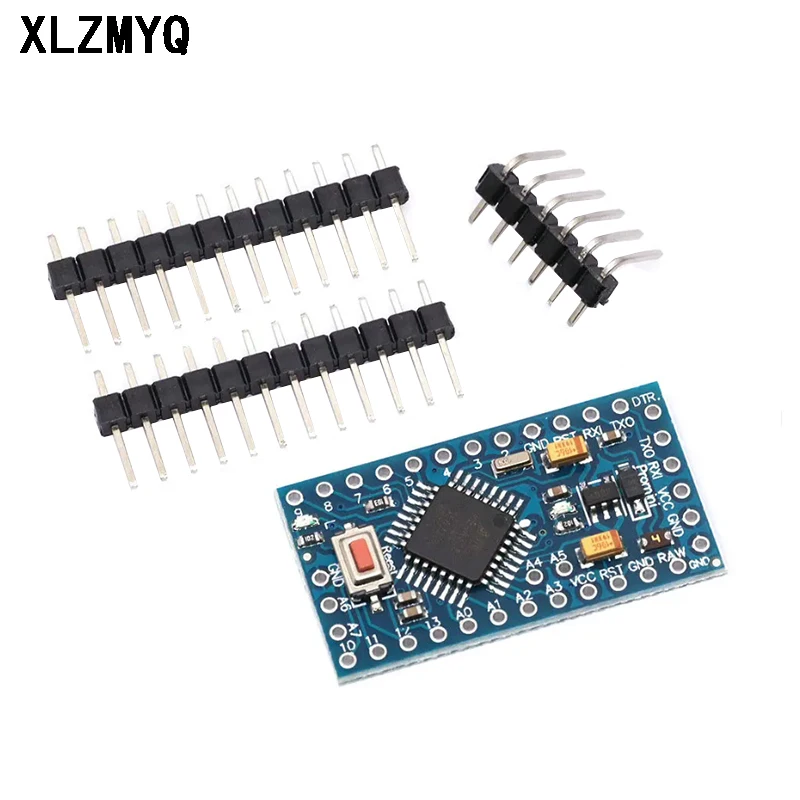 10 piezas Pro Mini 3.3V/8M 5V/16M ATMEGA328 ATMEGA328P-AU 3.3V/8MHz 5V/16MHZ ATMEGA328PB para Placa de Desarrollo Arduino Kit DIY