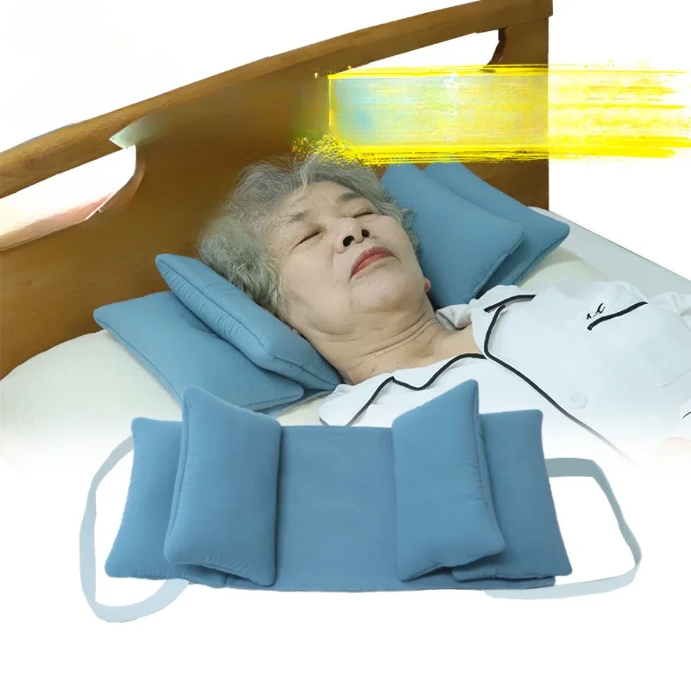 Almohada de corrección de posición para personas mayores, previene el giro lateral, fija la posición al dormir, previene el vuelco, almohadas cervicales para dormir, nueva.