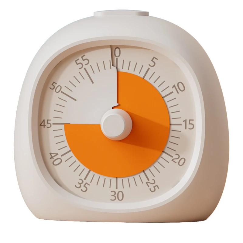 Temporizador Visual Silencioso TINSOL de 60 Minutos, Reloj Digital de Plástico Multiusos para Niños, Estudio, Cocina, Aula, Tareas, Ayuda para la Concentración
