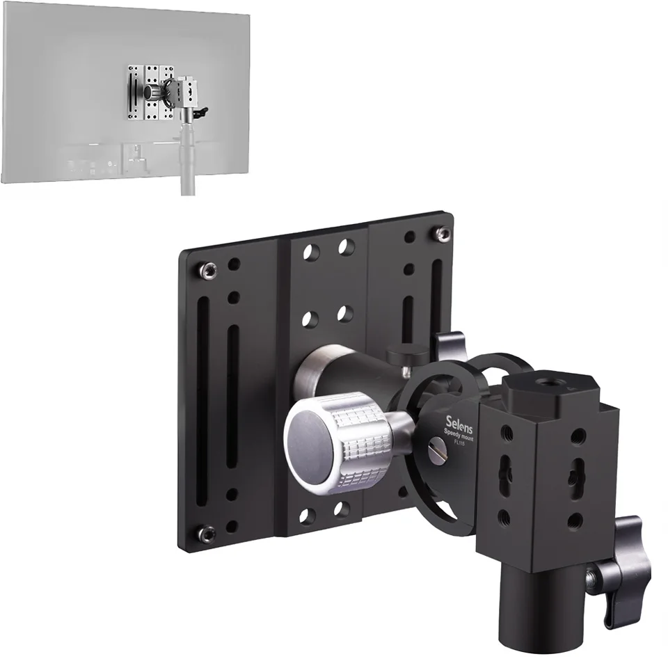 Base Universal Ajustable Selens con Rotación de 360 Grados, Soporte Desmontable, Placa de Liberación Rápida, Accesorios de Fotografía