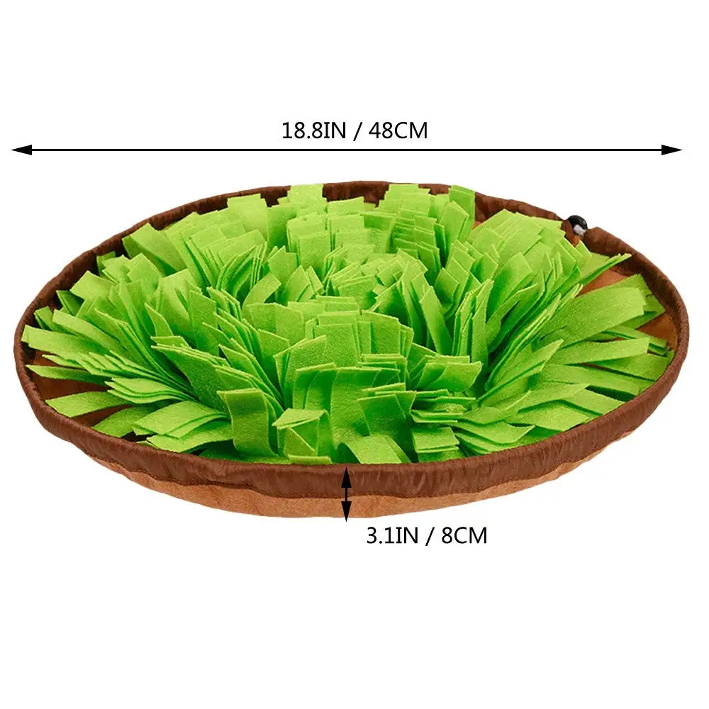 Estera Snuffle para mascotas para perros, juego interactivo de alimentación para el aburrimiento, fomenta las habilidades de forrajeo natural para gatos, perros, cuencos, uso en viajes