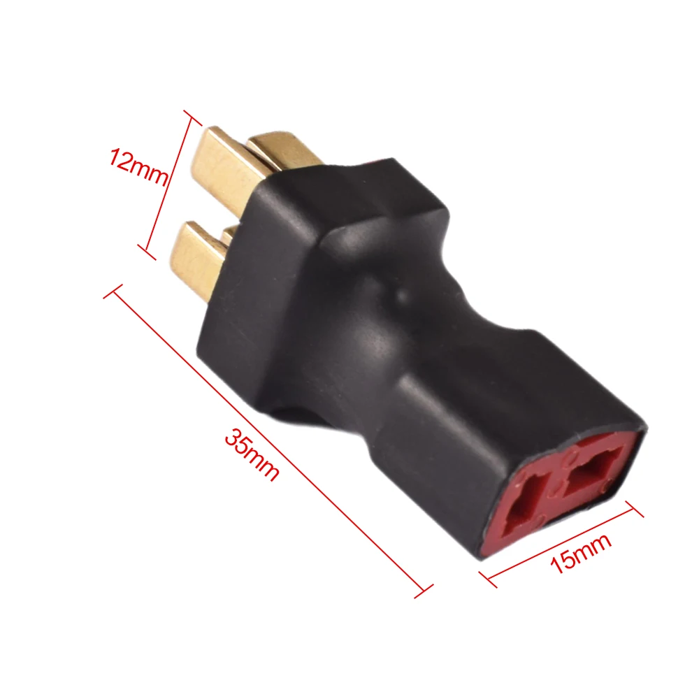 9IMOD 1/2 Uds XT60 T conectores adaptadores paralelos/serie sin cable 1 hembra a 2 macho/1 macho a 2 enchufes hembra para batería Lipo RC
