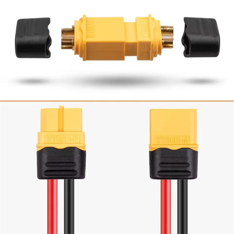5/10 pares de conector XT60H con funda hembra/macho XT60 enchufe para RC Lipo batería coches drones avión