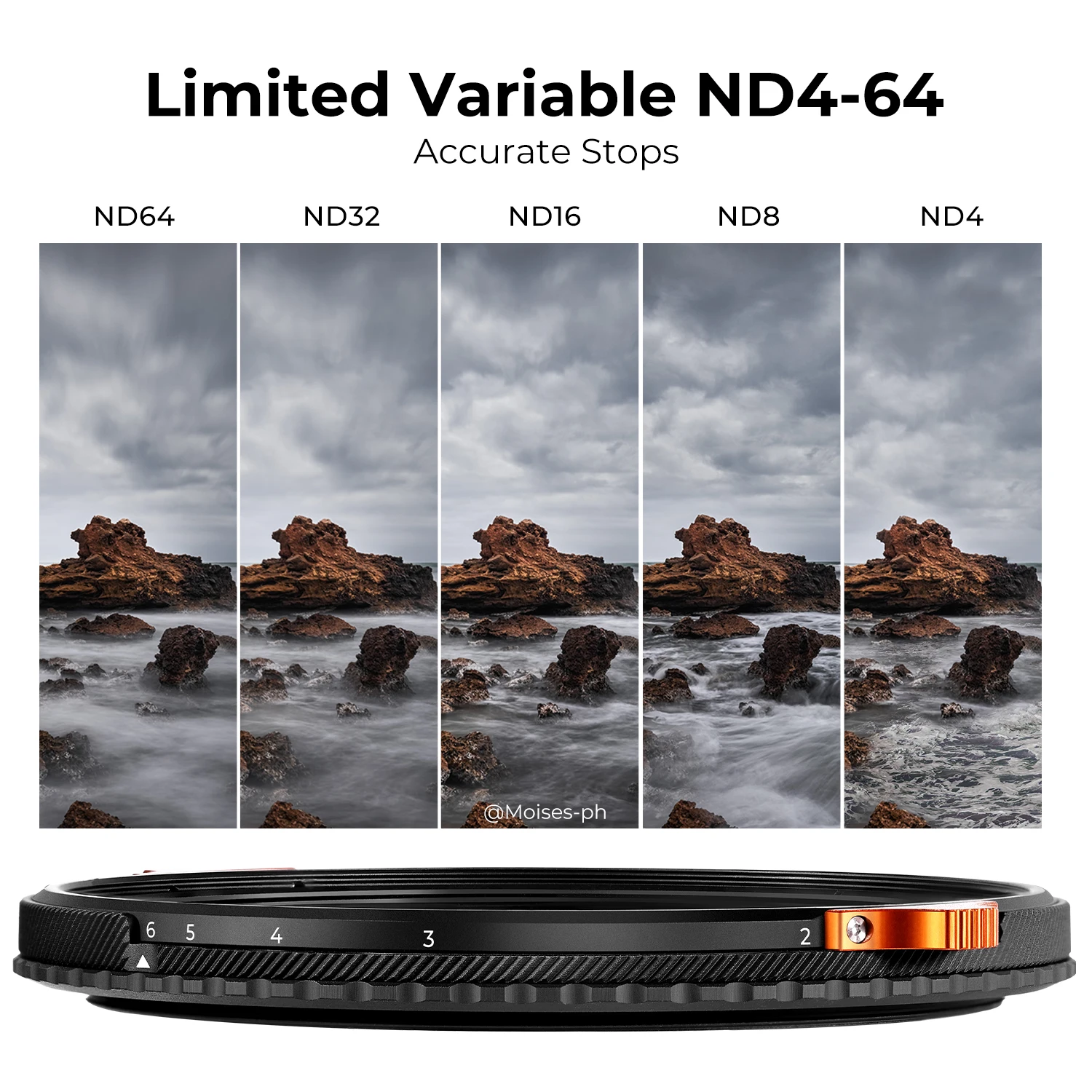 K & F Concept-filtro de lente serie nano-x ND4-64 ND, filtro de polarizadores Variable y CPL, 2 en 1 con 28 recubrimientos de capas,37mm, 40.5mm, 43mm, 46mm, 49mm, 52mm, 55mm, 58mm, 62mm, 67mm, 77mm, 82mm