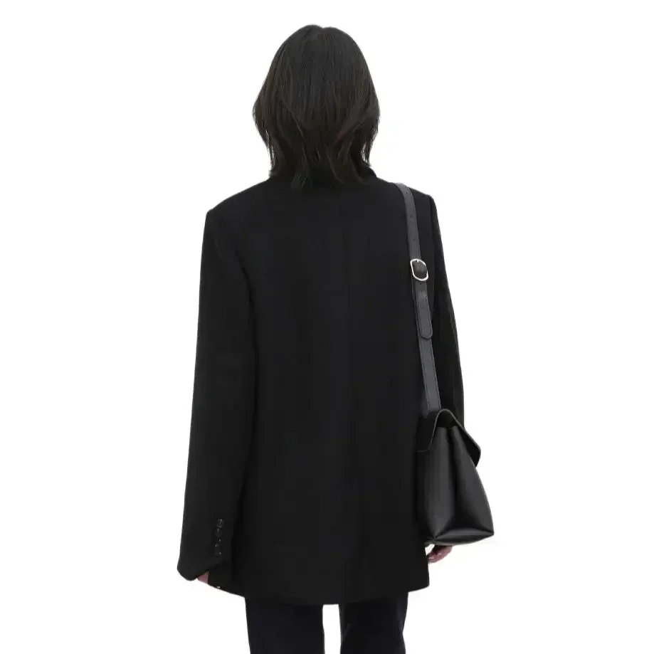 CHIC VEN Otoño Invierno coreano mujer chaqueta de lana forro de algodón chaqueta gruesa cálida abrigo de Color sólido mujer Oficina señora Tops