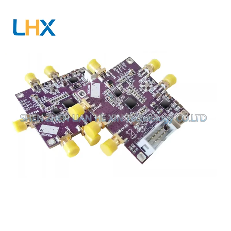Módulo mezclador inferior LMX2572+ADL5801, oscilador local 12.5M-6.4G, receptor para analizador de espectro