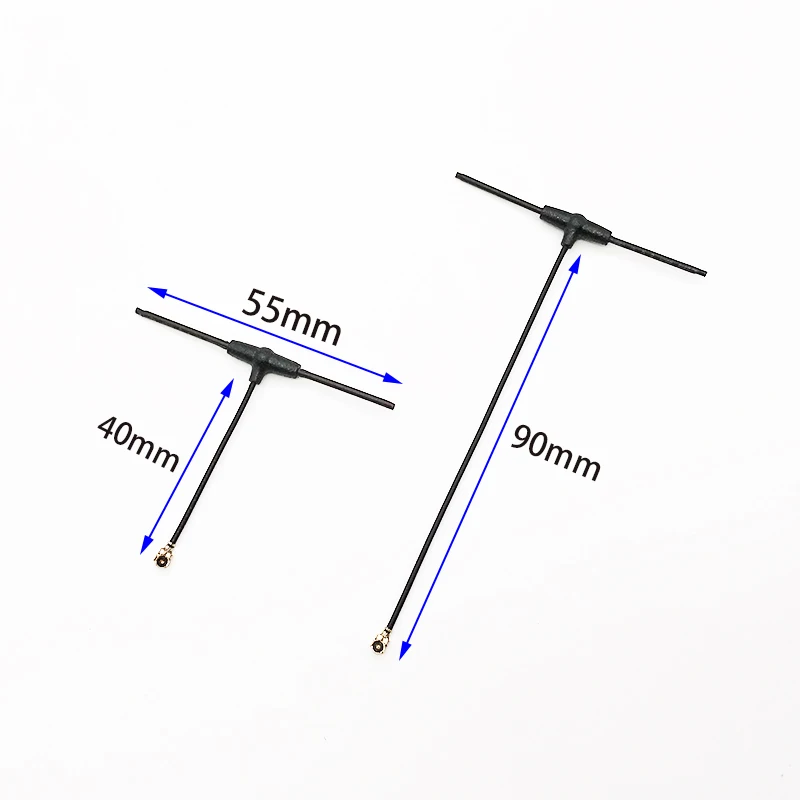 Antena receptora omnidireccional 2,4G T 40MM/90MM para ELRS EP1 RX IPX1 compatible con TBS Tracer RC FPV Drone parte