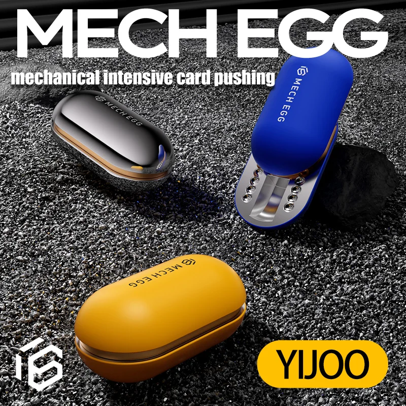 Mech Egg EDC Fidget Slider Metal Fidget Toys herramienta para TDAH antiansiedad juguetes de escritorio de oficina juguetes para aliviar el estrés para adultos regalos de cumpleaños