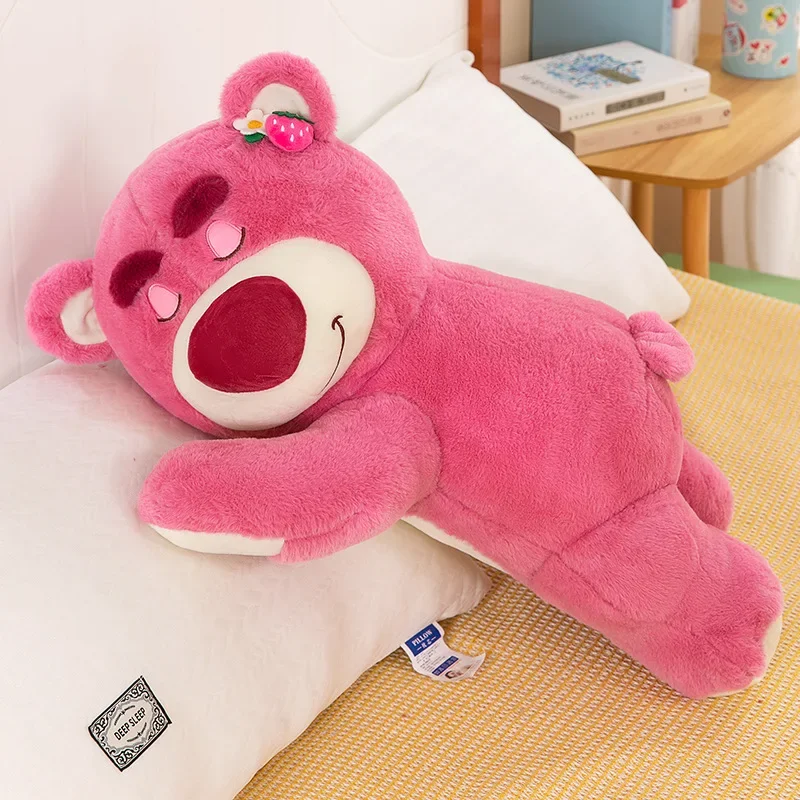 Nuevo Peluche de Oso Lotso con Diseño de Fresa, Almohada de Peluche para Niños, Niñas, Amigos, Regalo de Cumpleaños o Festividades