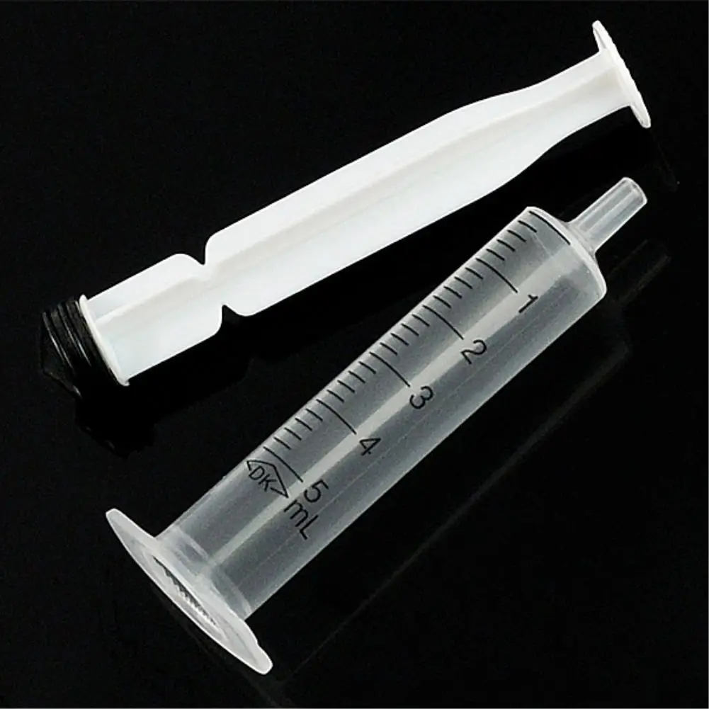 Tubo de jeringa de plástico de 5ML sin aguja con laboratorio hidropónico de plástico OPP herramienta de cocina de medición médica jeringa de muestra de nutrientes
