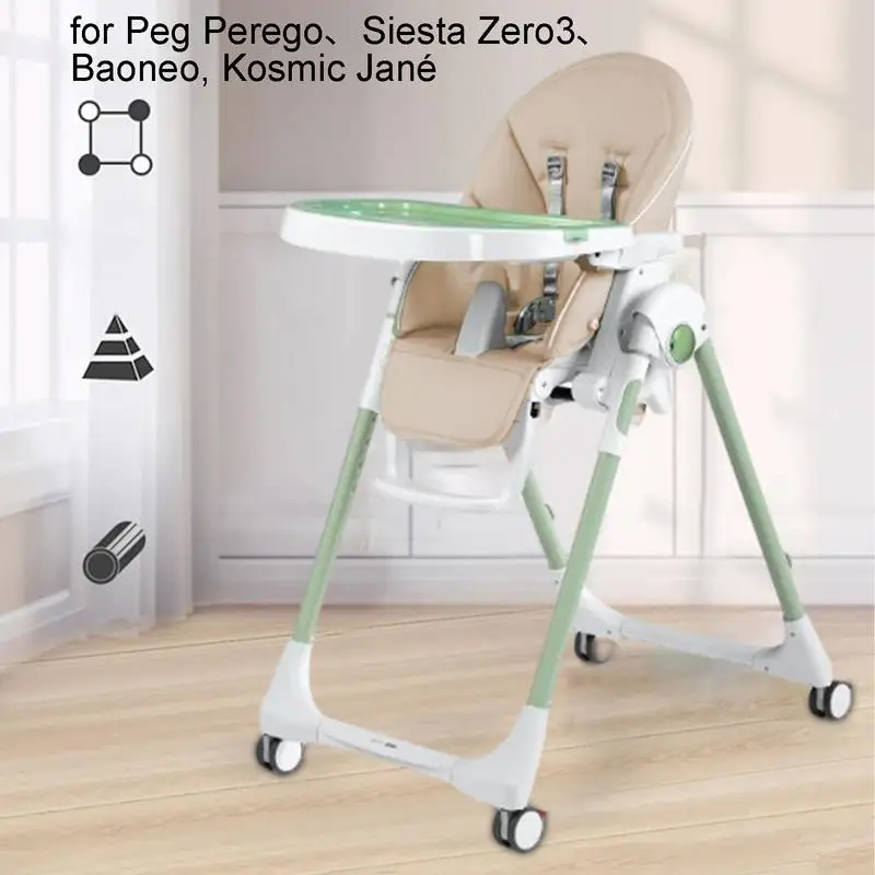 Cojín de asiento para trona de chico, silla de cena con arnés, almohadilla para la entrepierna, accesorios para bebé, PegPerego Siesta Prima Pappa Zero3