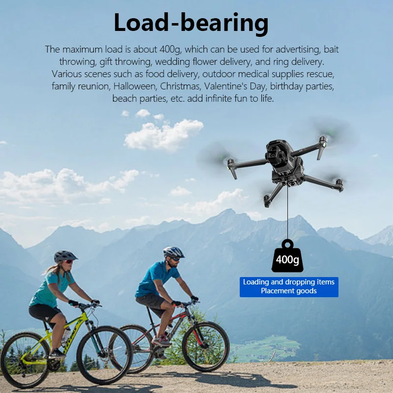Sistema de lanzamiento de carga Airdrop mejorado de 12KM para DJI Air 3S, accesorios para drones, dispositivo de transporte de carga para DJI Air 3