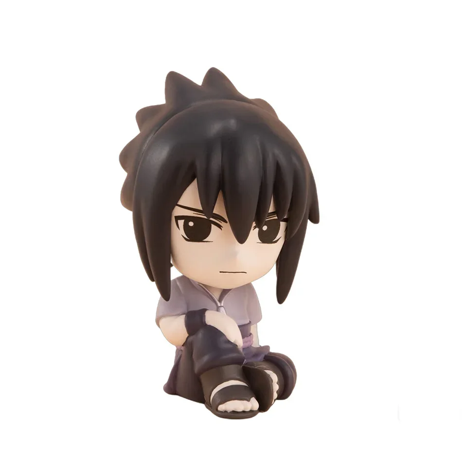 Set de 8 Figuras de Anime Naruto, Kakashi, Sasuke Uchiha, Itachi, Gaara, Haruno Sakura, Figuras de Acción, Versión Q, Modelo de PVC, Juguetes de Regalo