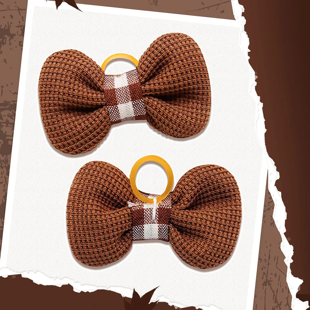 10 Uds. De lazos para el pelo para perros, bandas de goma para mascotas, lazo para perros pequeños y gatos, lazos bonitos para perros, accesorios para el cuidado de mascotas para perros pequeños