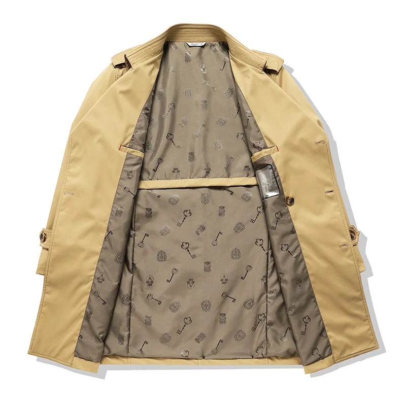 Gabardina clásica para hombre, talla 8XL, cortavientos de alta calidad, estilo informal de negocios, abrigo cortavientos para hombre, ponchos extragrandes