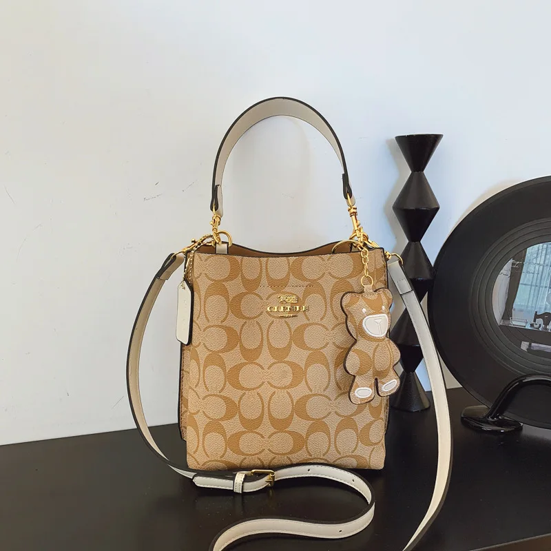 Estilo moderno, bolso elegante y lujoso en forma de cubo, versátil y adecuado para todas las ocasiones, single-shou