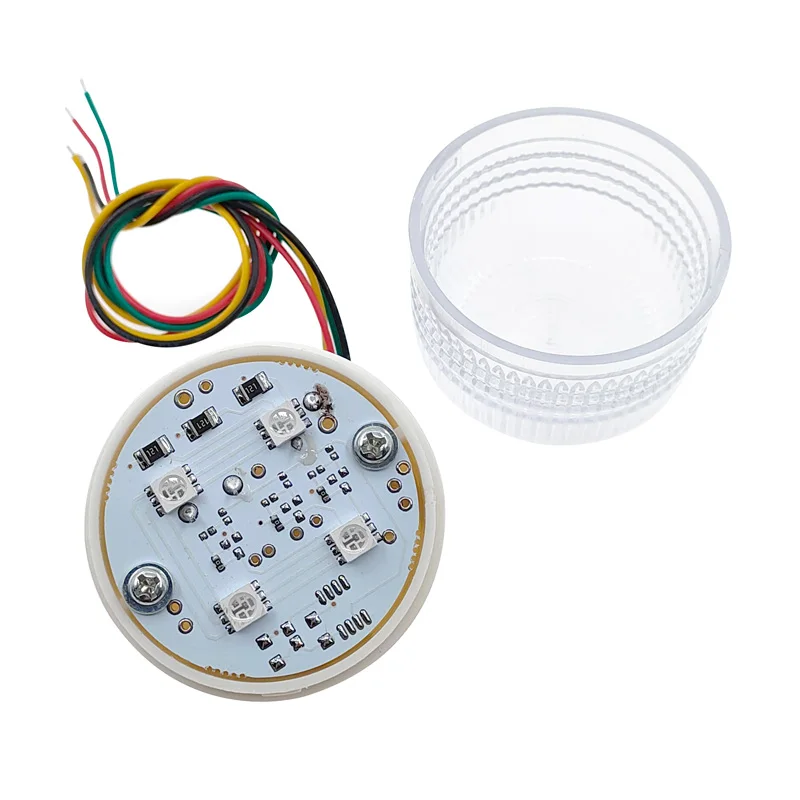 LTA 5002 luz de 3 colores 220V luz de advertencia de señal siempre encendida 12V 24V zumbador luz indicadora magnética lámpara LED pequeña alarma de seguridad