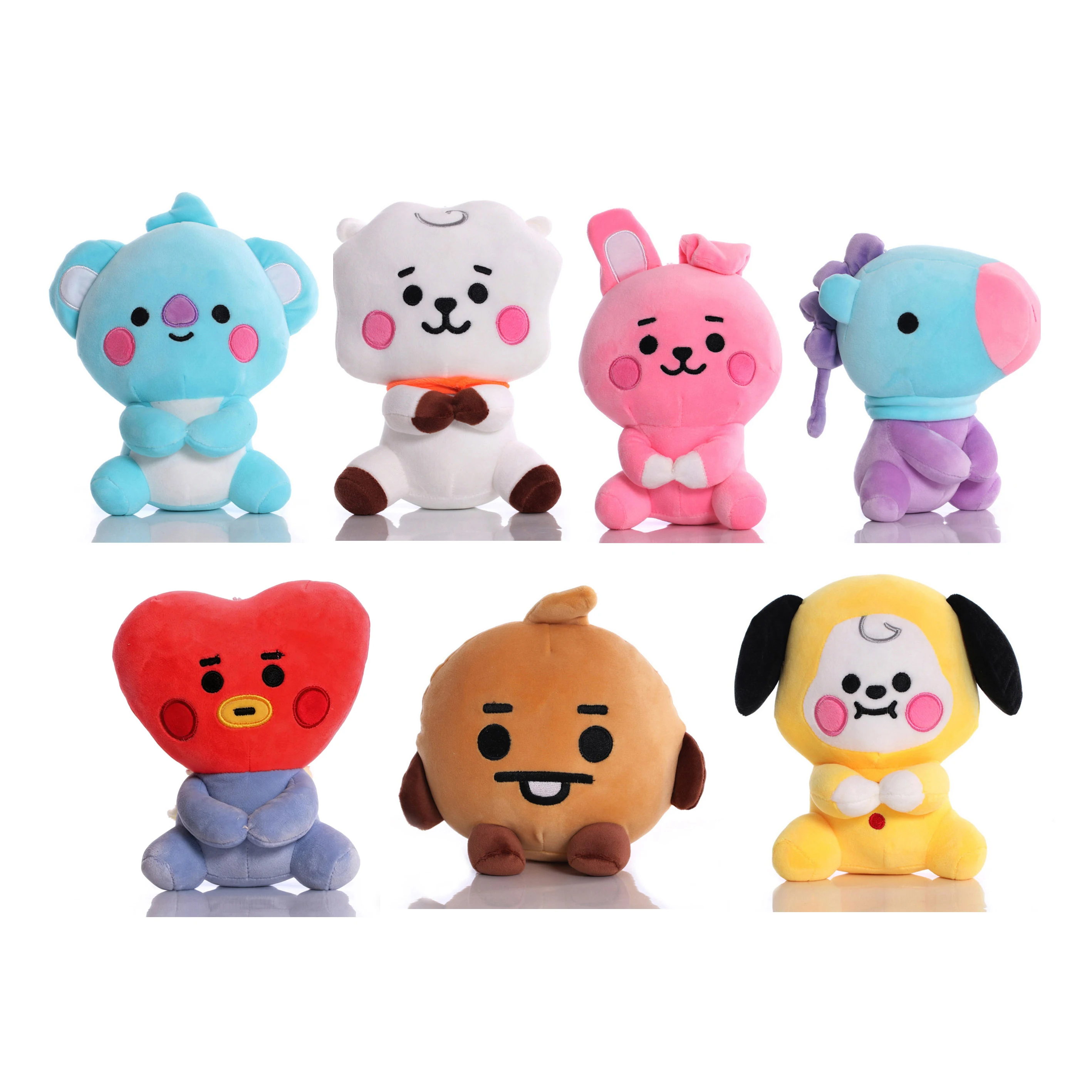 Llavero de peluche B-T-21 Koay Shooky Mang Cooky, bonito colgante de peluche, adorno para mochila, regalo para fans, decoración para bolsos