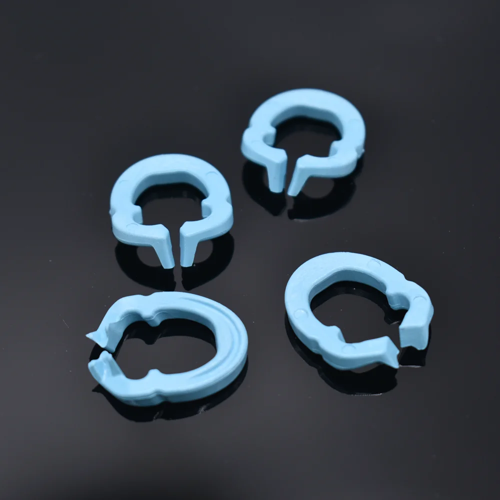 4 unids/set de anillo de sujeción de resina Dental, anillo separador, soporte de Matrices contorneadas seccionales, abrazadera fija Autoclavable